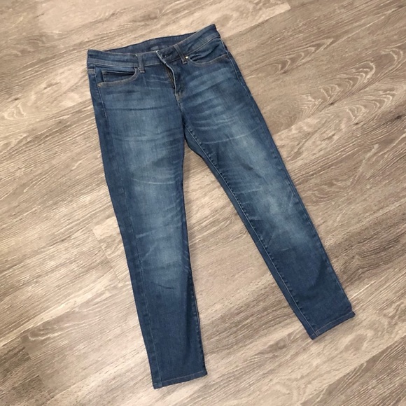 Uniqlo Ultra Stretch Denim Legging Pants 25 - Picture 2 of 4